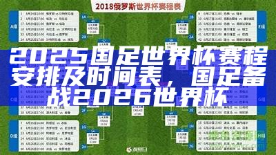 2022年世界杯赛程表及比赛时间安排，2022世界杯球赛时间