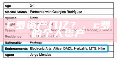 C罗资产几亿？，c罗的个人资产